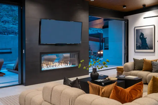 Interior design finish work by LV Lux Construction
